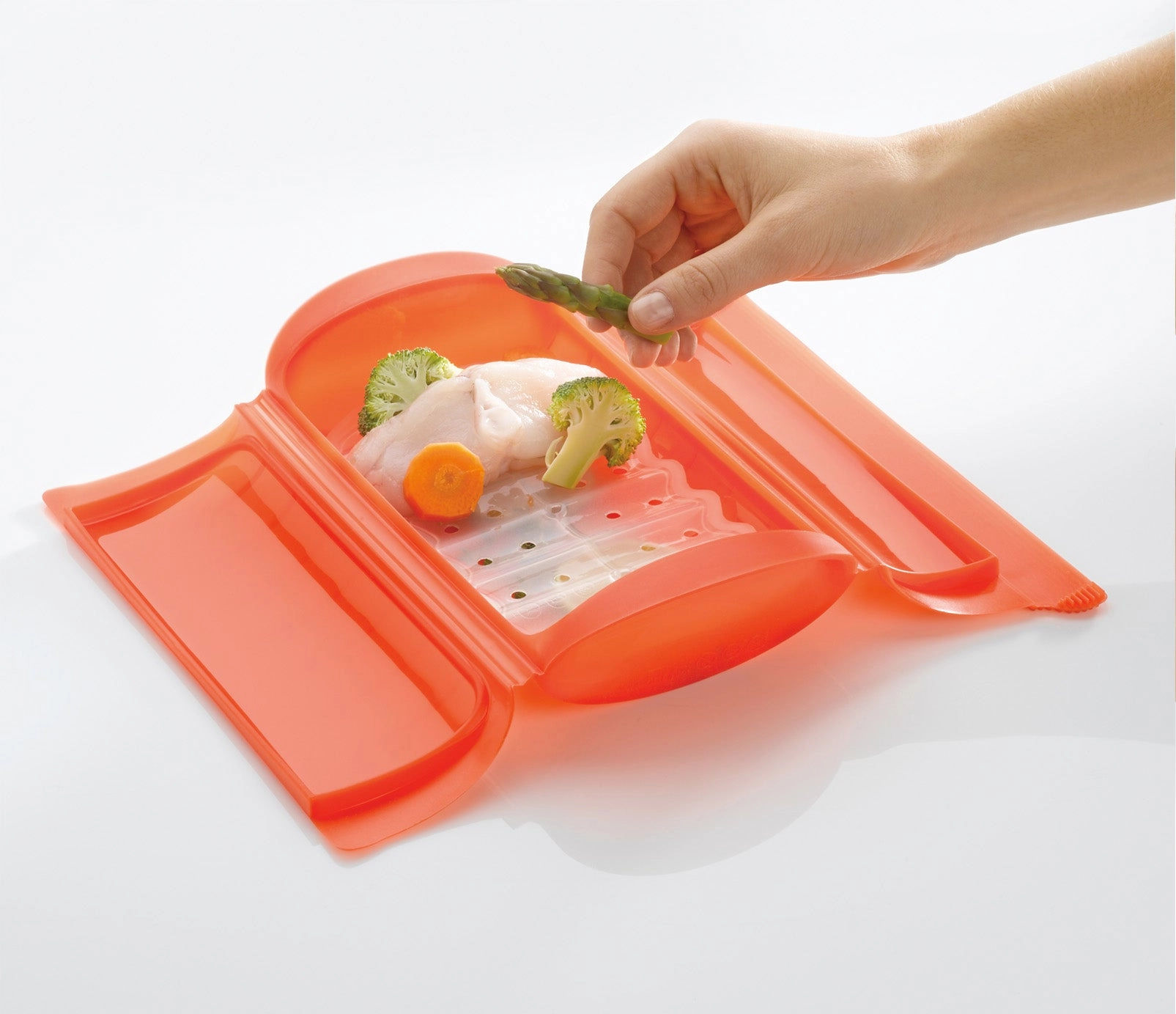 Lekue Steam Case with Tray for 1 to 2 Person