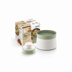 Lekue Veggie Burger Kit with Hamburger Mold and Microwave Vegetable and Rice Steamer Cooking Tools & Accessories hot price