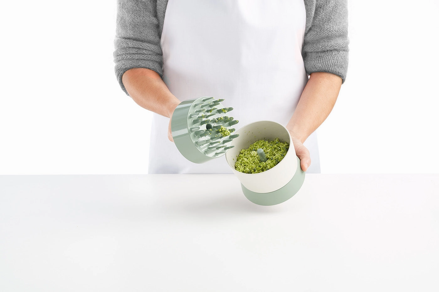Lekue Veggie Cauliflower Ricer, 7 Ounce, Green