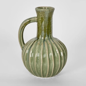 Lexi Vase Green Small Cheap Vases for home