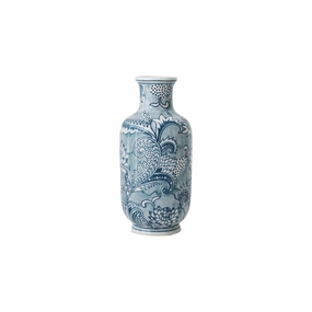 Lily Vase 20cm Blue Cheap Vases for home