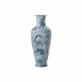 Lily Vase 25cm Blue Cheap Vases for home