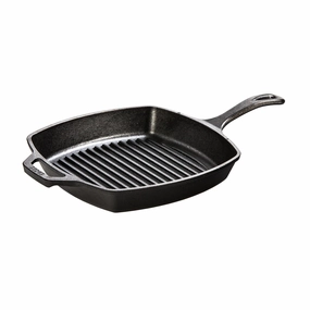 Lodge 10.5 Inch Square Cast Iron Grill Pan Cookware holiday sale