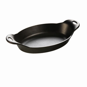 Lodge 36 Ounce Cast Iron Oval Serving Dish, 36 Ounce Bakeware online promo