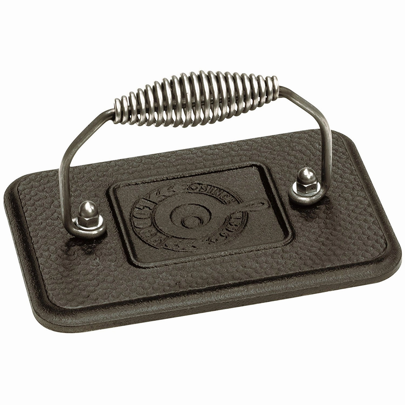 Lodge 6.75 Inch x 4.5 Inch Cast Iron Grill Press Cookware holiday sale