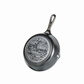Lodge Cast Iron Wildlife Series 8 Inch Skillet, Duck Cookware holiday sale