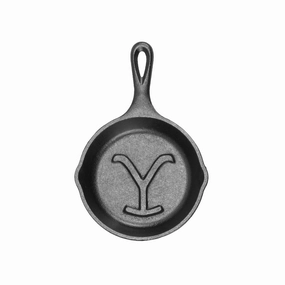 Lodge Yellowstone 5 Inch Seasoned Cast Iron Power Y Skillet Cookware online kitchen sale