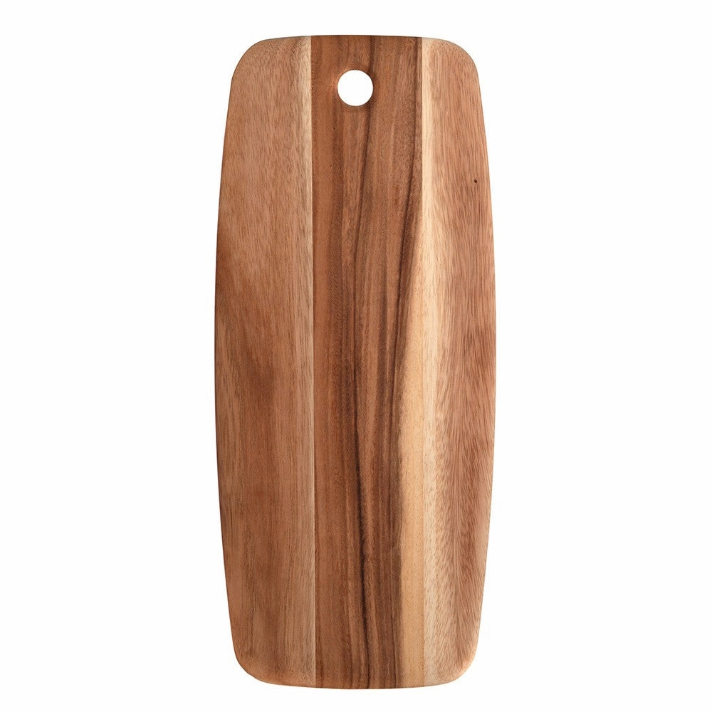 Long Acacia Wood Board with Handles Serveware clearance shop