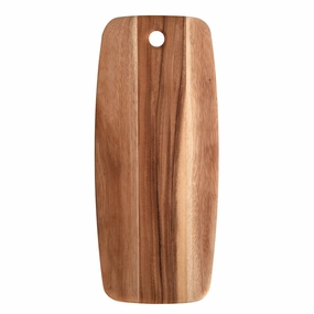 Long Acacia Wood Board with Handles Serveware clearance shop
