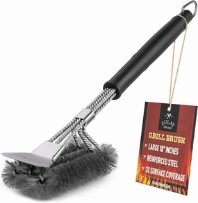 Long Handle Grill Brush and Scraper for All Grill Types Cooking Tools & Accessories hot price