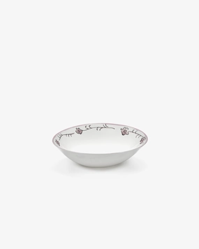 Low bowl L Dark viola Midnight Flowers Dinnerware tableware outlet