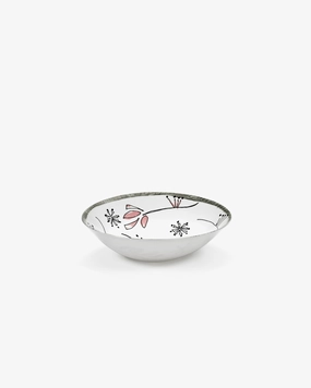 Low bowl L Fiore rosa Midnight Flowers Dinnerware tableware outlet