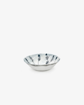 Low bowl M Mirtillo tea Midnight Flowers Dinnerware tableware outlet