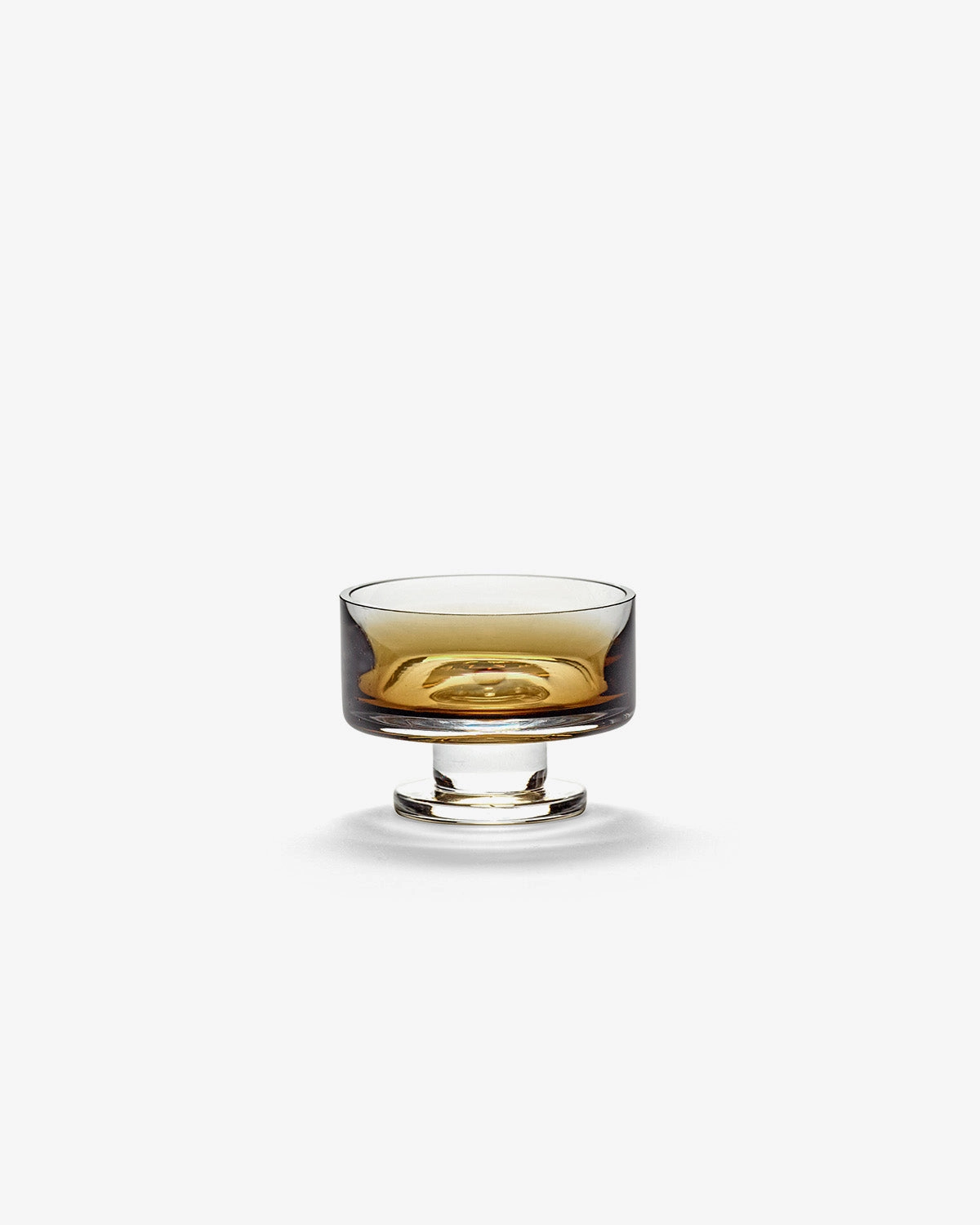 Low Bowl on Foot S Amber Zuma Glassware Tableware hot sale