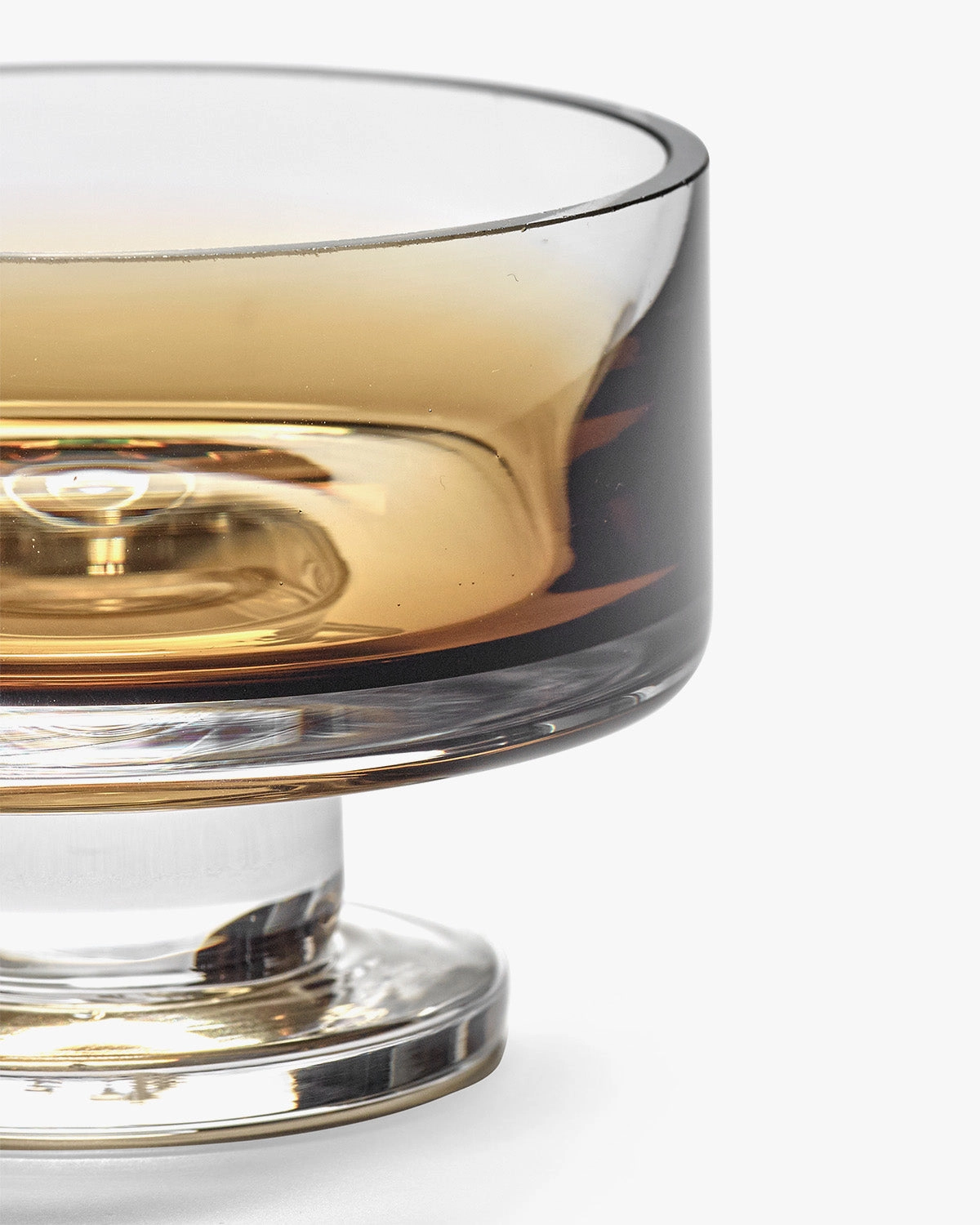 Low Bowl on Foot S Amber Zuma Glassware Tableware discount