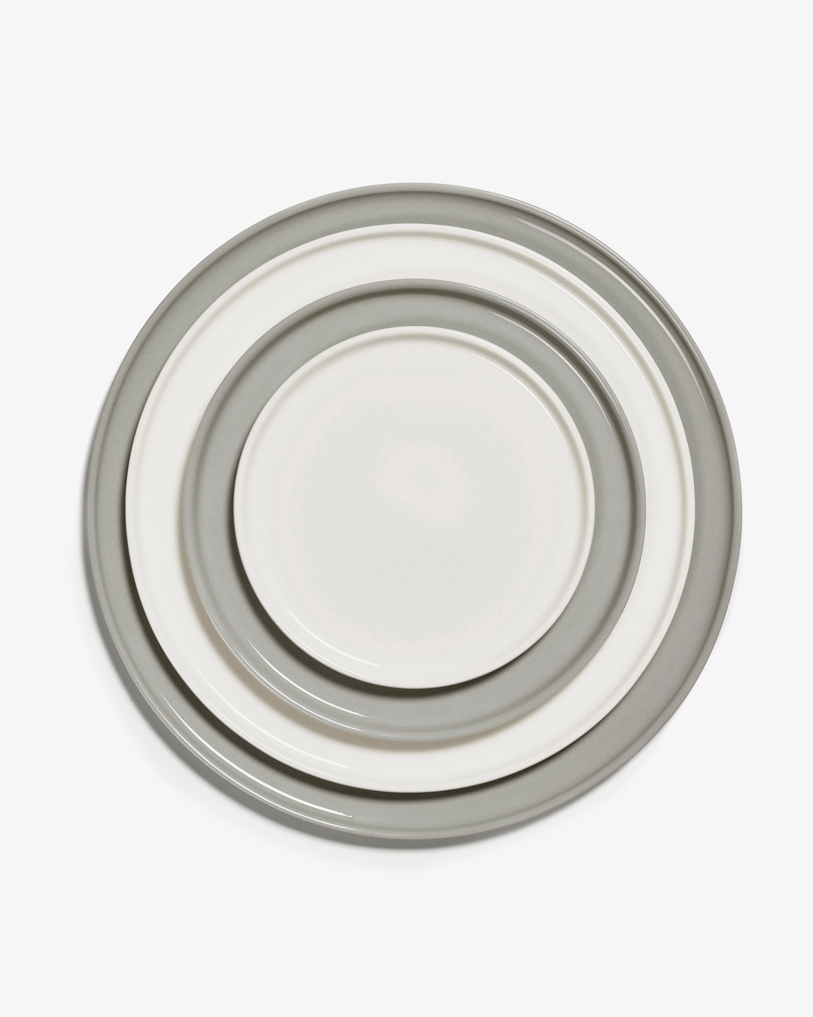 Low breakfast plate ivory Cena