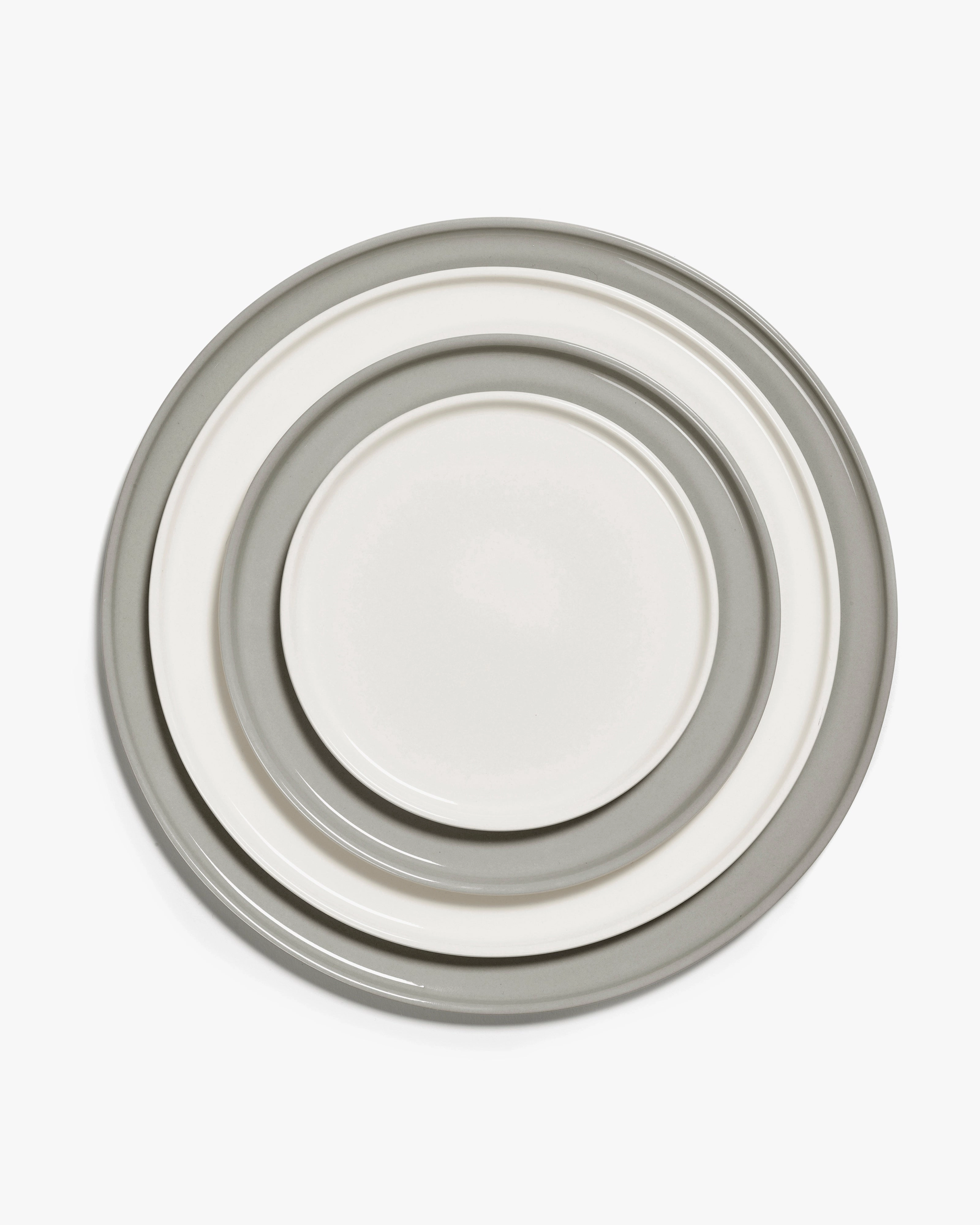Low starter plate ivory Cena