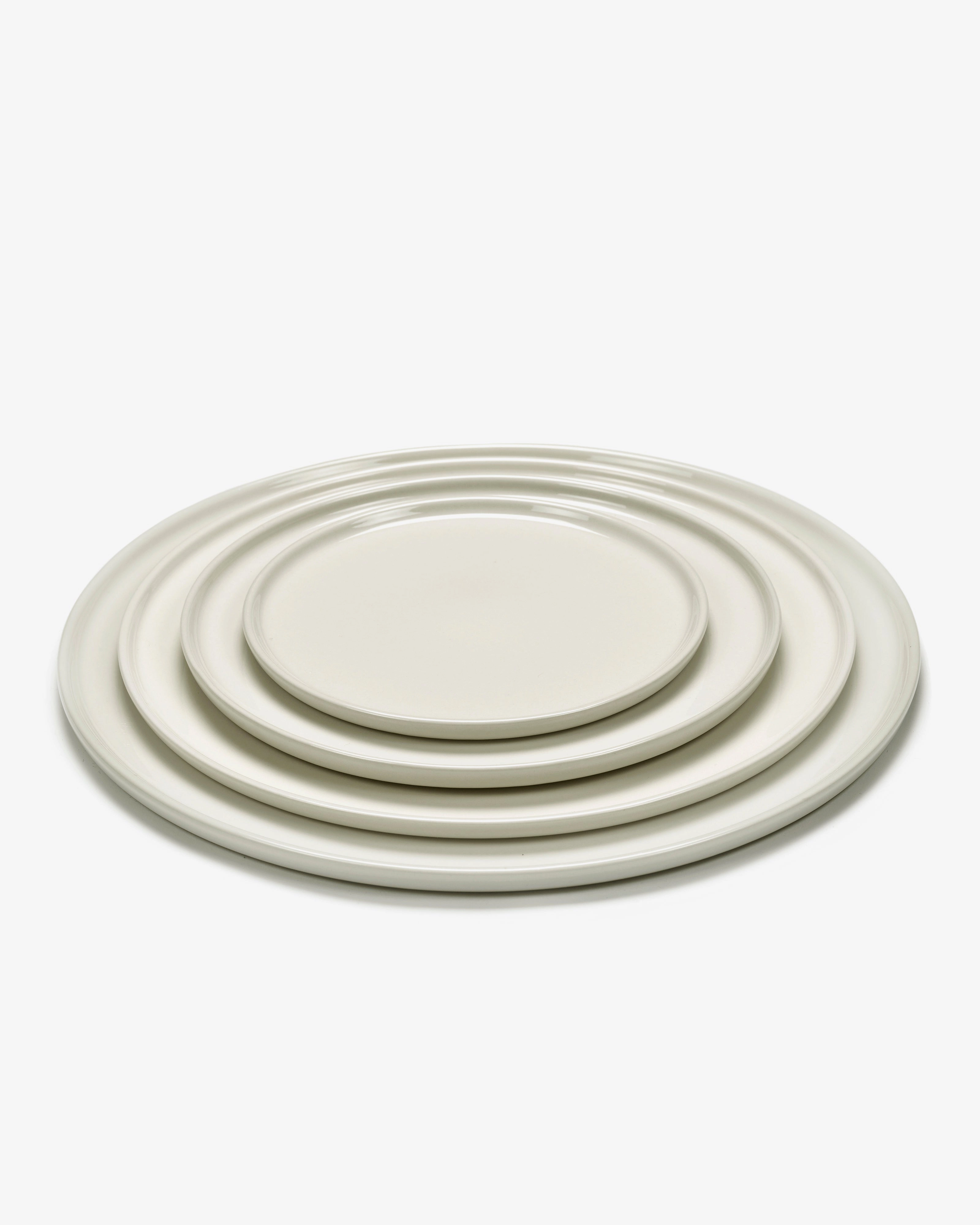 Low starter plate ivory Cena