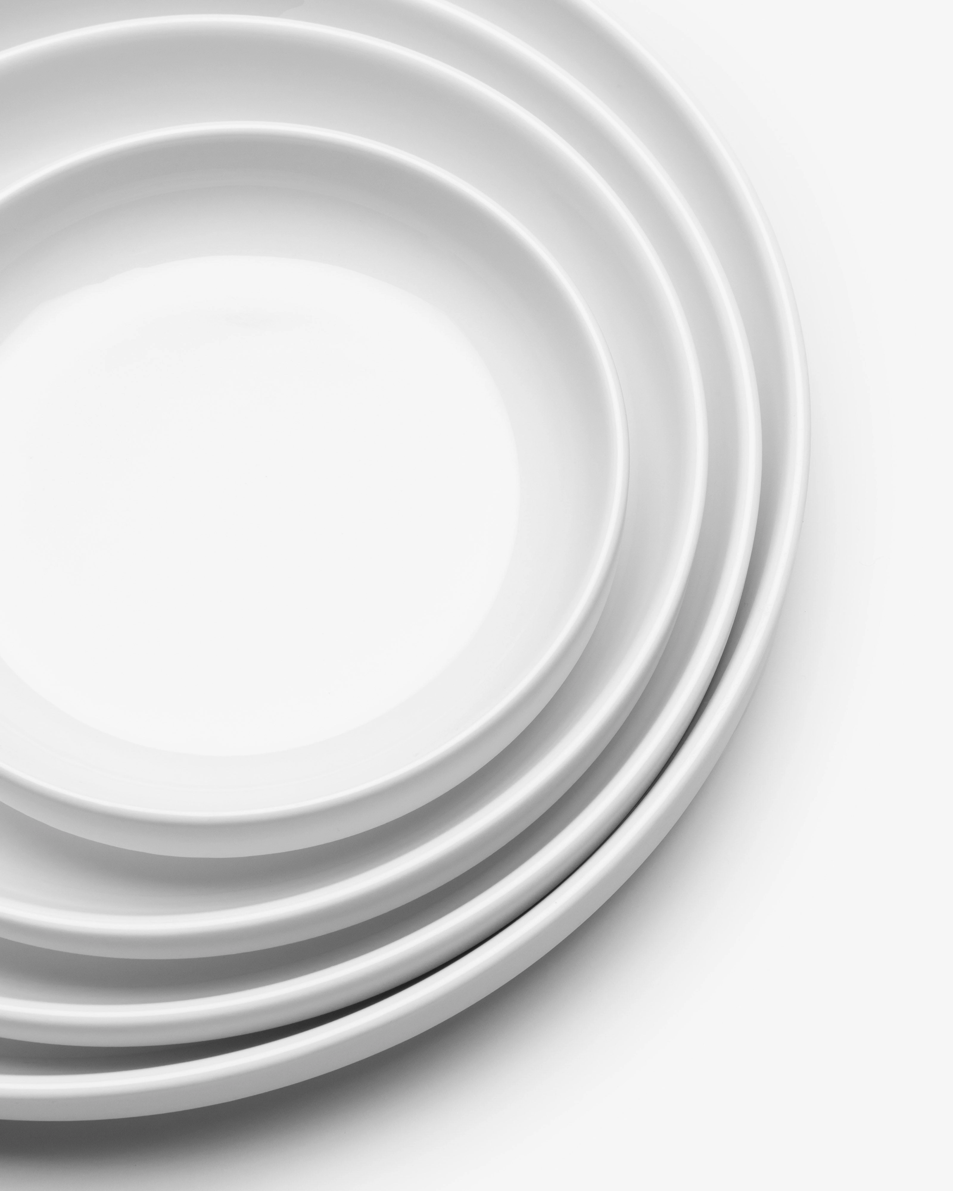 Low starter plate white matt Passe-partout