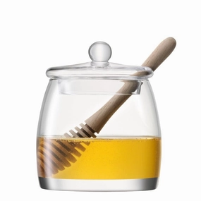 LSA International LSA Serve Honey Pot & Oak Dipper Serveware Good quality and affordable