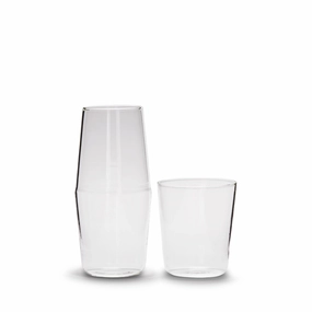 Luisa Bonne Nuit Carafe and Cup in Clear Glassware Tabletop & Kitchen sale