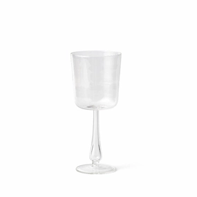 Luisa Calice Stem Glass in Clear (Set of 2) Glassware Tabletop & Kitchen sale