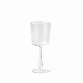 Luisa Calice Stem Glass in Millerighe (Set of 2) Glassware Tabletop & Kitchen sale