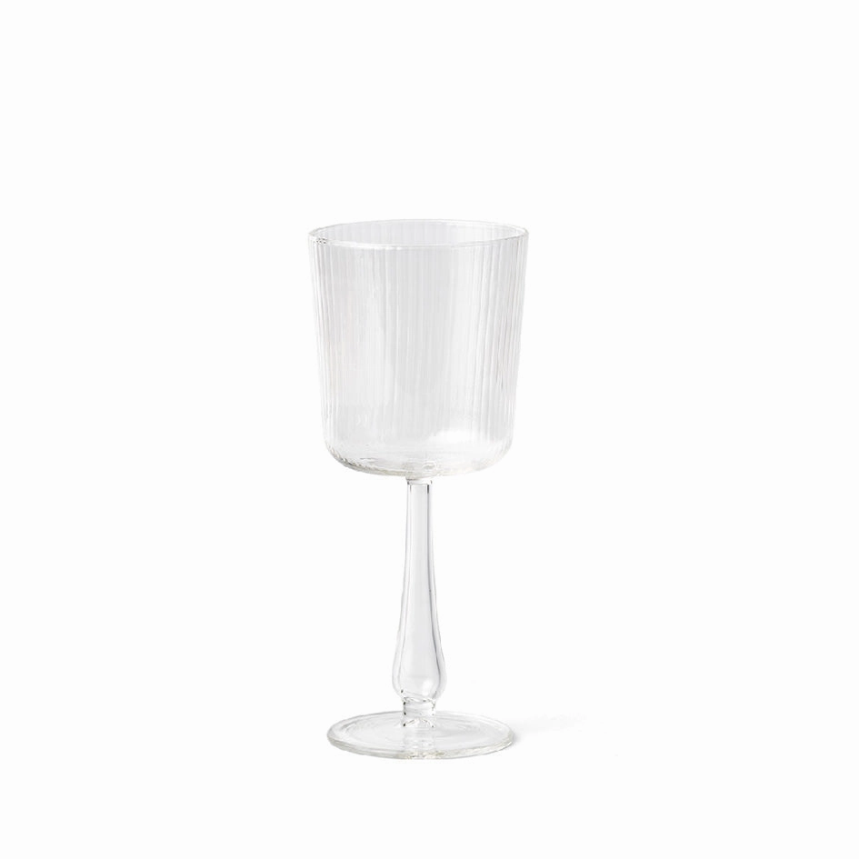 Luisa Calice Stem Glass in Millerighe (Set of 2) Glassware Tabletop & Kitchen sale