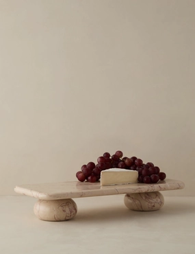 Lusine Rectangular Marble Serving Stand Serveware kitchen discount