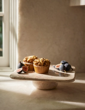 Lusine Square Marble Serving Stand Serveware kitchen discount