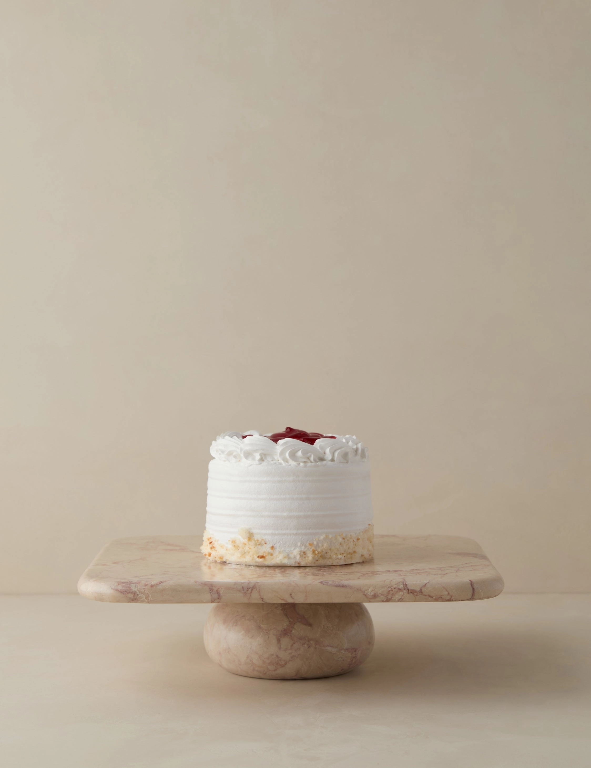 Lusine Square Marble Serving Stand