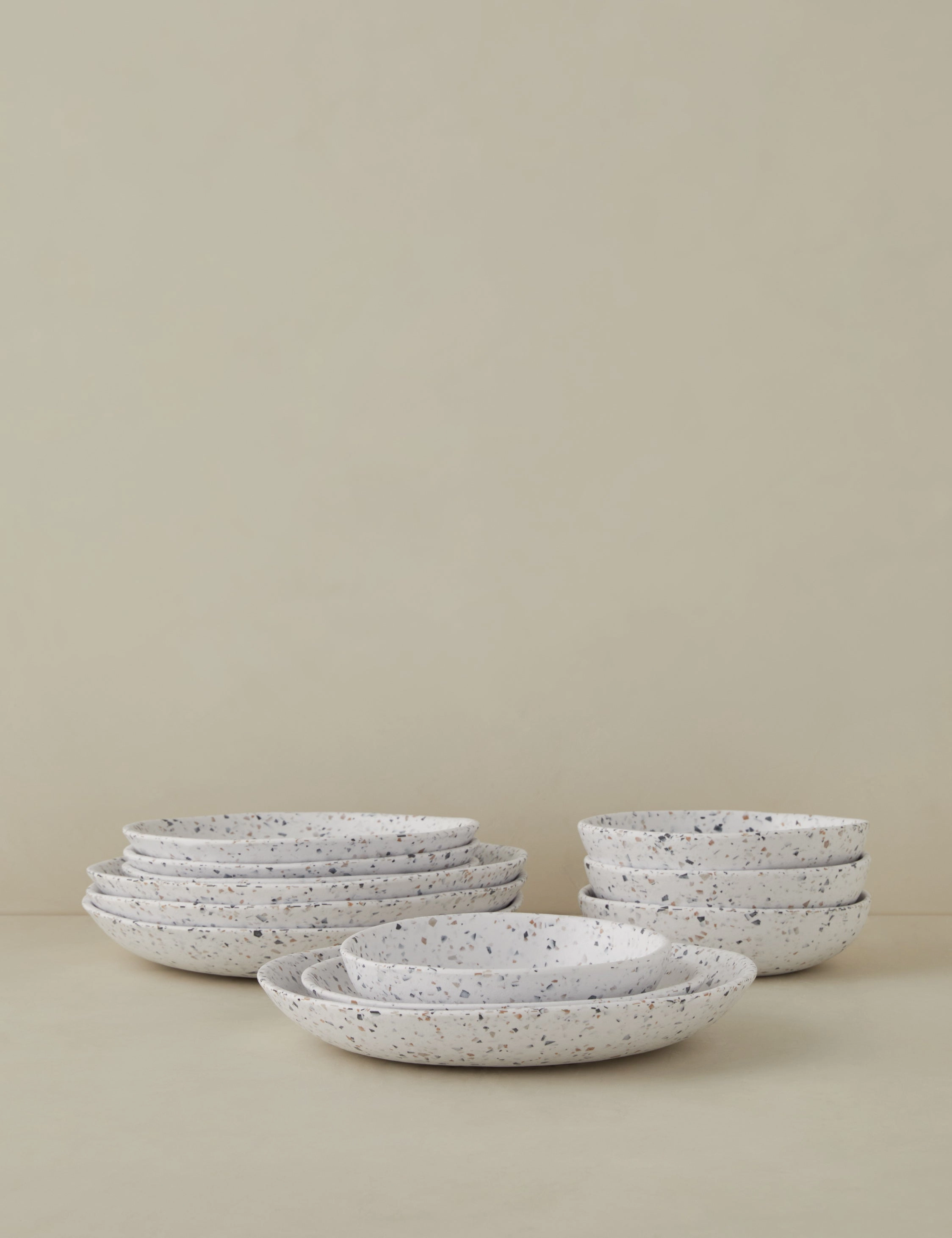 Madelle Recycled Melamine Dinnerware (12-Piece Set) Dinnerware tableware promo