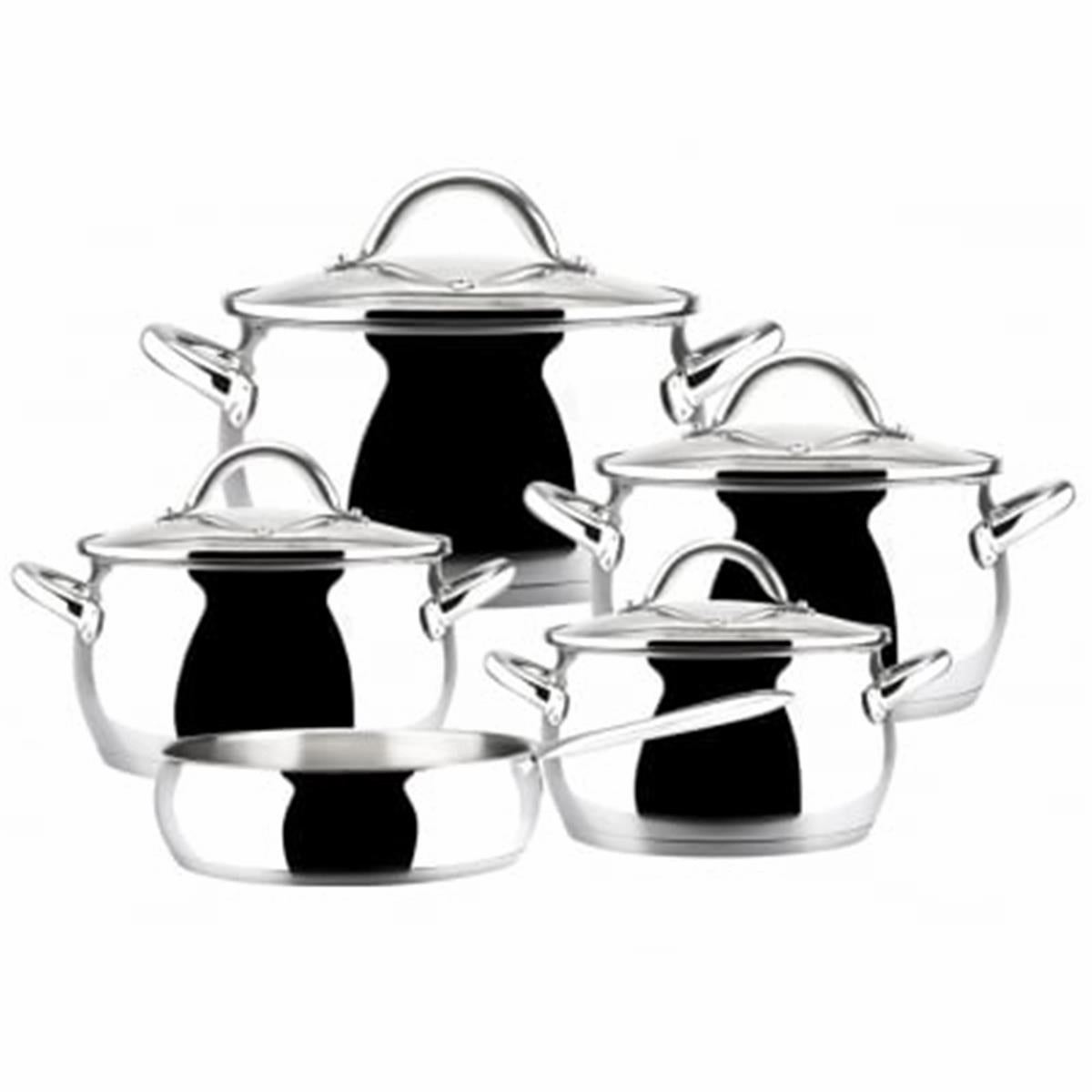 Magefesa 01BXKUCHE09 Kuchen Stainless Steel Cookware Set - 9 Piece