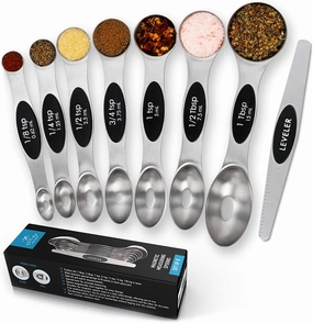 Magnetic Measuring Spoons with Leveler Cooking Tools & Accessories hot price