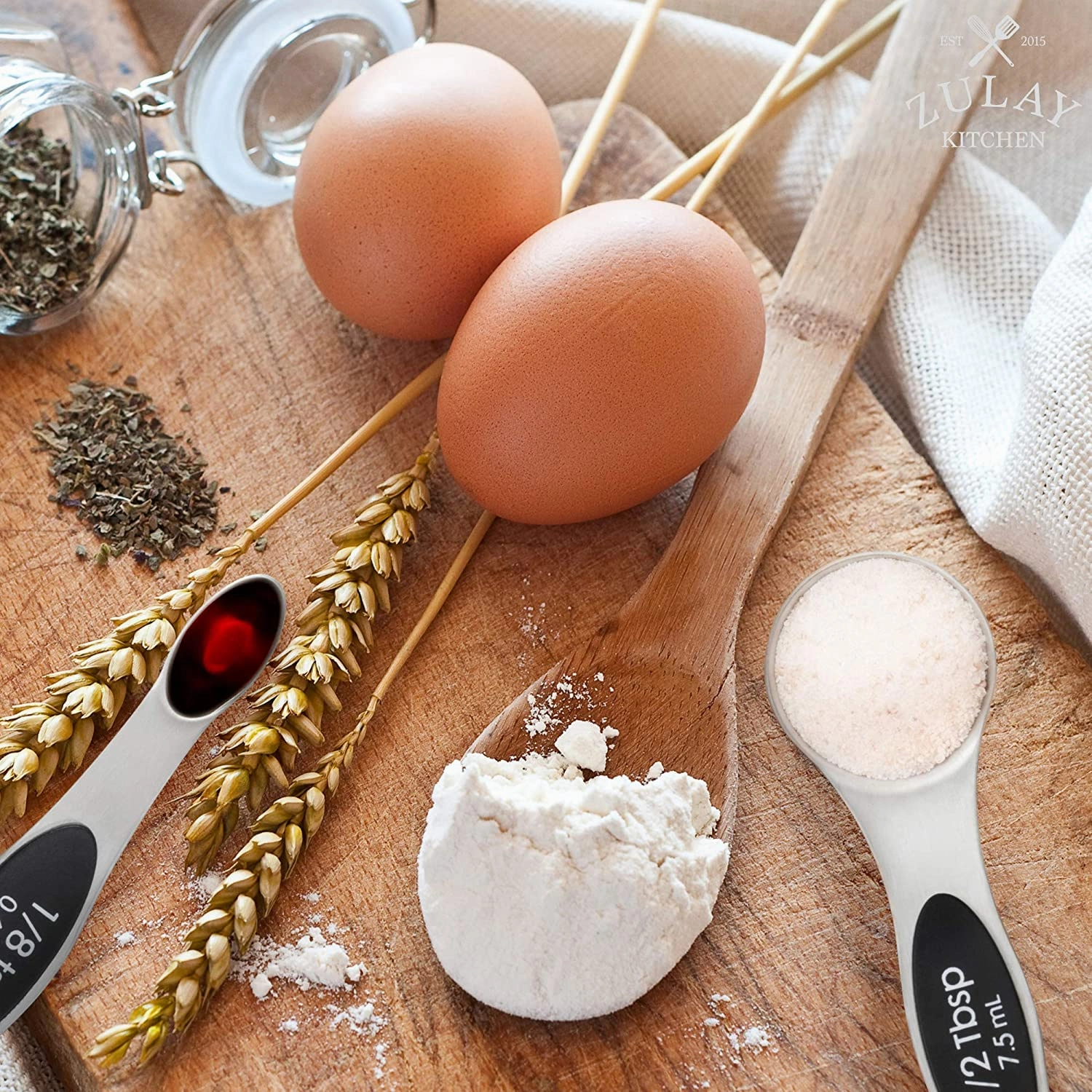Magnetic Measuring Spoons with Leveler