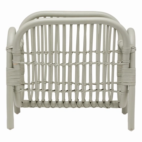 Makassar Castor Gray Rattan Magazine Holder Home Decor Office Organization Convenient shopping