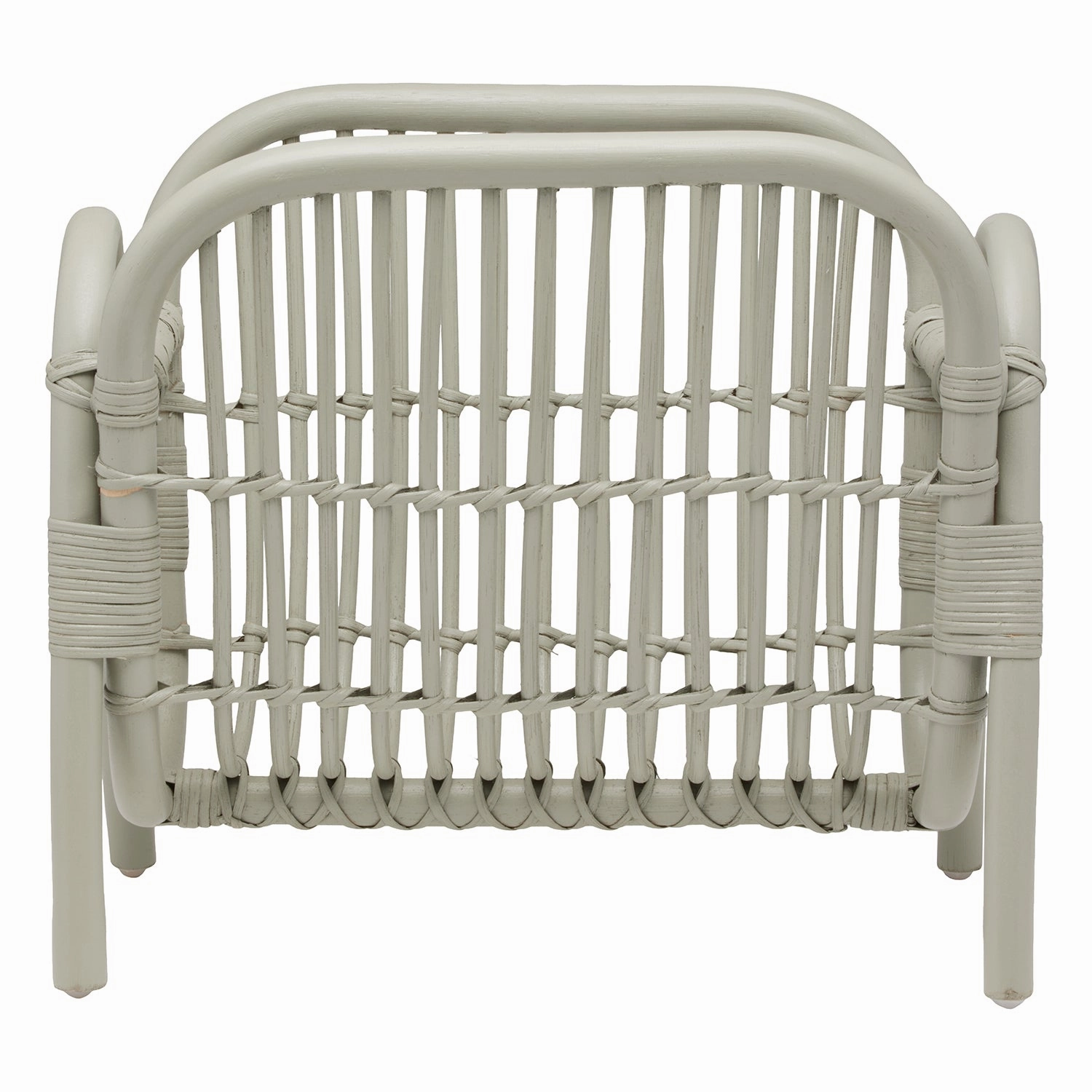Makassar Castor Gray Rattan Magazine Holder Home Decor Office Organization Convenient shopping