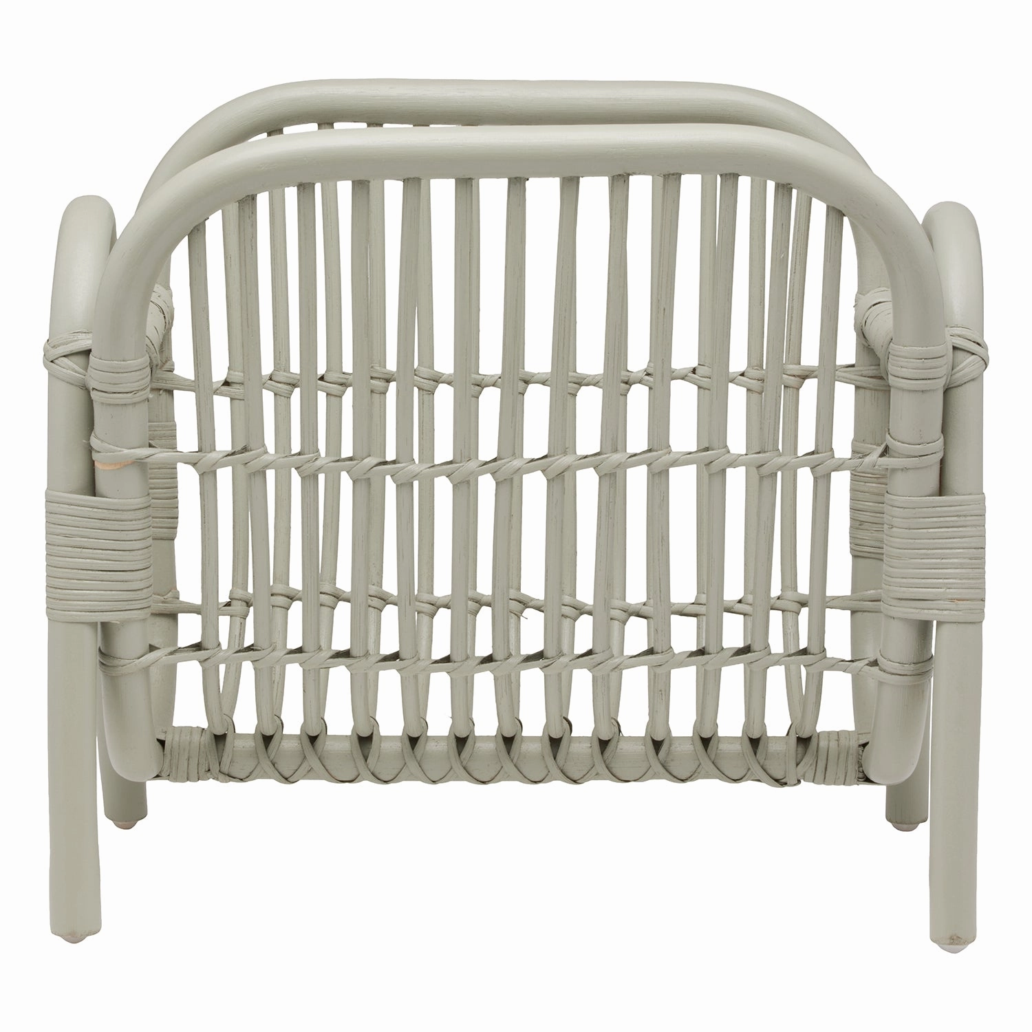 Makassar Castor Gray Rattan Magazine Holder Decorative Baskets clearance deals