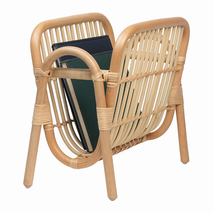 Makassar Light Natural Rattan Magazine Holder