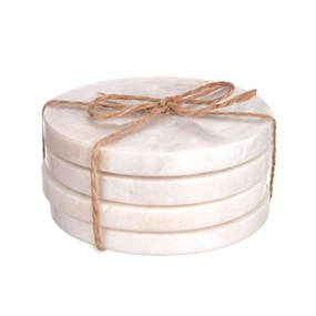 Marble Coaster Round Set Barware sale online