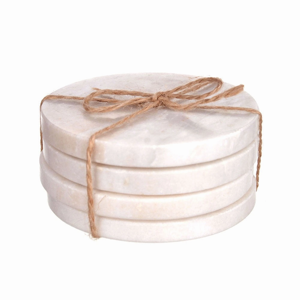 Marble Coaster Round Set Barware sale online