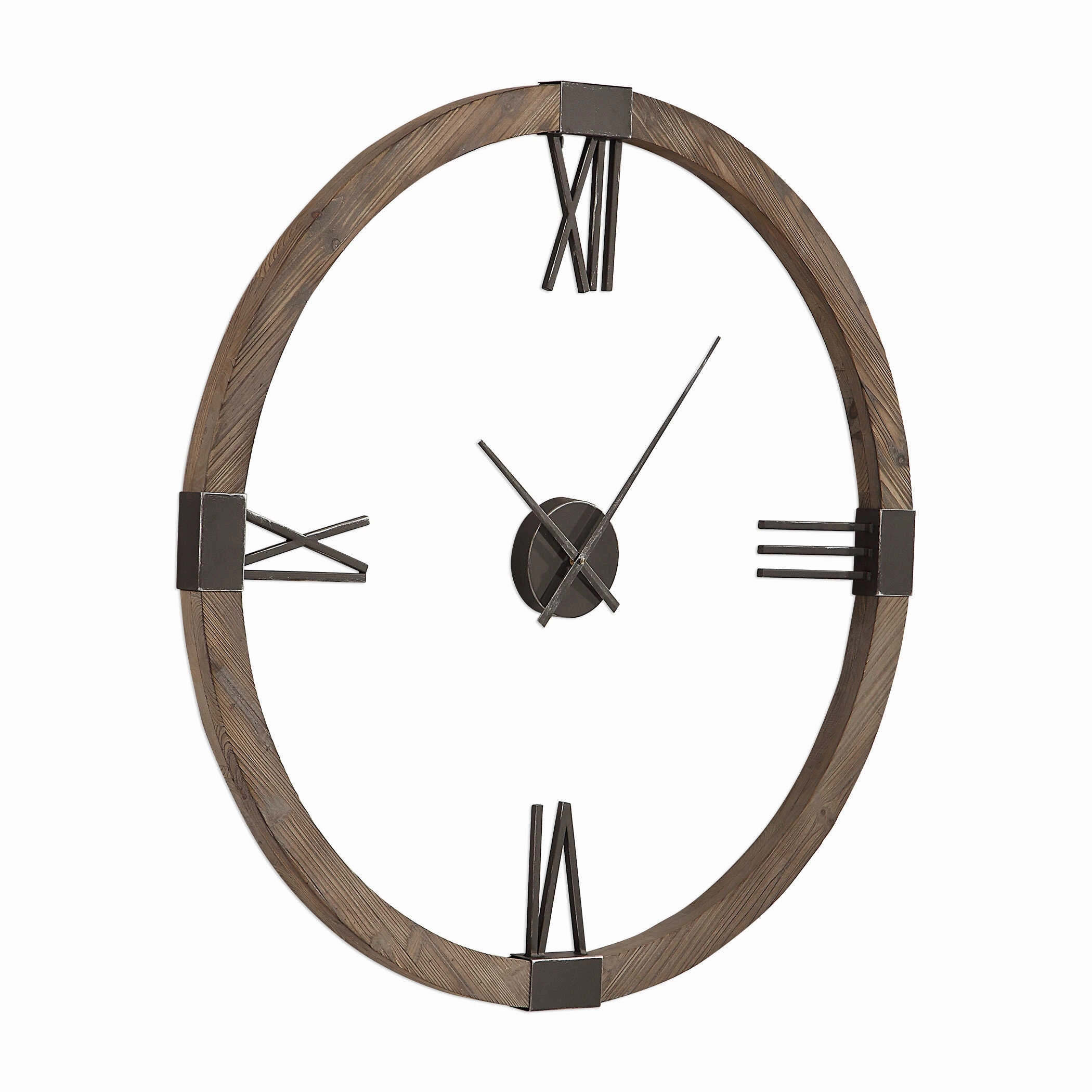 Marcelo Wall Clock Aged Iron Clocks decor discount