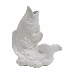 Marco Ceramic Blue Single Fish Vase Cheap Vases for home