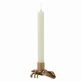 Marlin Antique Brass Lobster Candle Holder Brass Set Of 2 Candle Holders discount collection