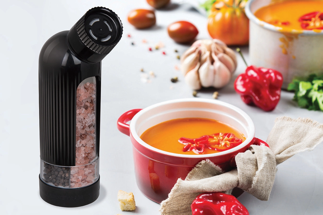 Mastermill 5-In-1 Multi Section Spice Grinder & Dispenser (Spices Not Included)