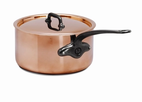 Mauviel M'150 Ci Saucepan With Cast Iron Handle and Lid, 7.8 Inch Cookware online kitchen sale