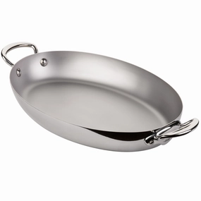 Mauviel M'Cook 13.8 Inch Magnetic Oval Pan Cookware online kitchen sale
