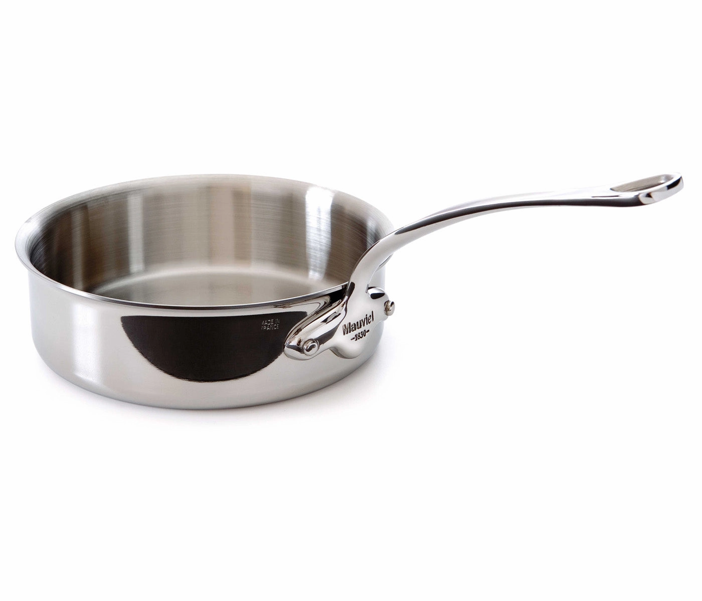 Mauviel M'Cook 6.2 qt. Stainless Steel Saute Pan With Helper Handle Cookware online kitchen sale