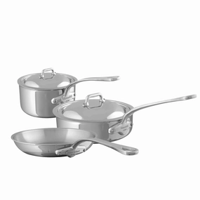 Mauviel M'Cook Stainless Steel 5 Piece Cookware Set Bakeware online promo