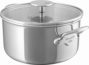 Mauviel M'Cook Stainless Steel Casserole Dish W/Glass Lid, 6.3 Inch Bakeware online promo